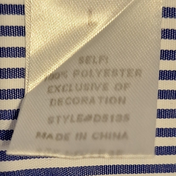 See& Be Seen Sz L Boho Off Shoulder Stripe Dress Orange Embroidered Ruffle #2057 - Picture 6 of 8